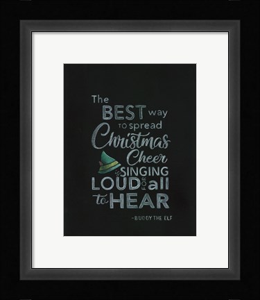 Framed Christmas Cheer Print