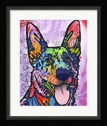 Framed Shepherd Love Print