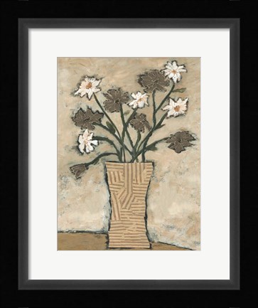 Framed Flowers From B II Print