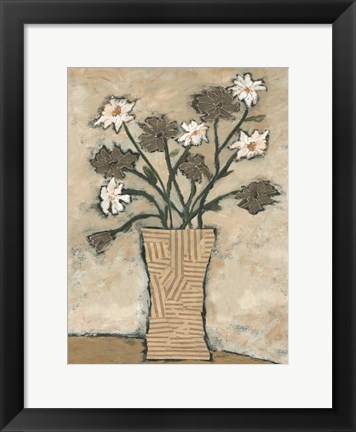 Framed Flowers From B II Print