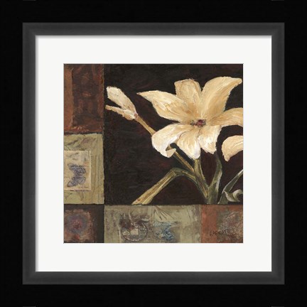 Framed Magnolia Breeze I Print
