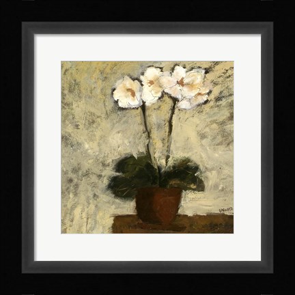 Framed Orchid Textures I Print