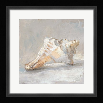 Framed Impressionist Shell Study I Print