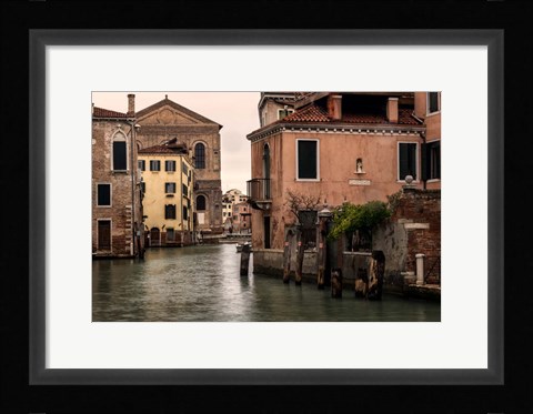 Framed Balcony with a View Print