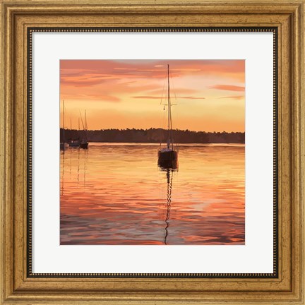 Framed Sailing Portrait III Print