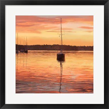 Framed Sailing Portrait III Print