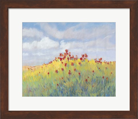 Framed Summer Breeze Meadow II Print
