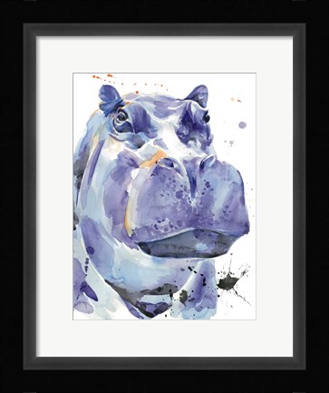 Framed Ultra Violet Safari I Print