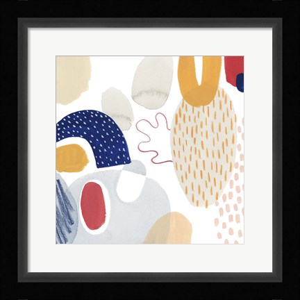 Framed Tropical Traffic I Print