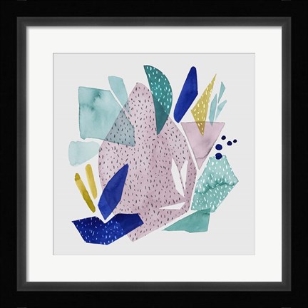 Framed Terrazzo Drift IV Print