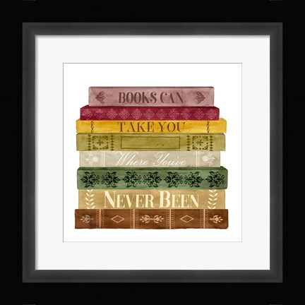 Framed Book Lover II Print