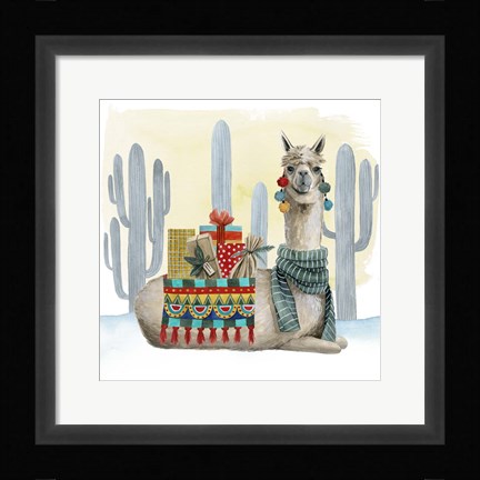 Framed Boho Christmas II Print