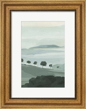 Framed Blue Ridge Fog I Print
