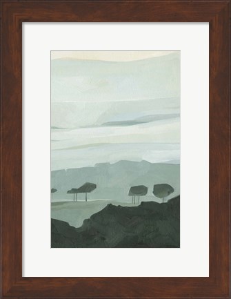 Framed Blue Ridge Fog II Print