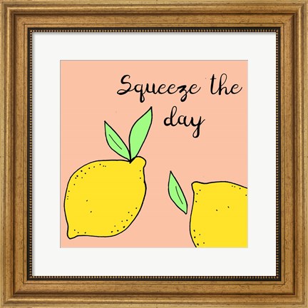 Framed Lemon Squeeze I Print
