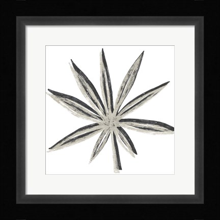 Framed Cut Paper Palms III Print