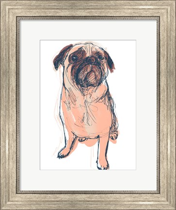 Framed Dog Portrait--Dave Print