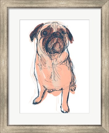 Framed Dog Portrait--Dave Print