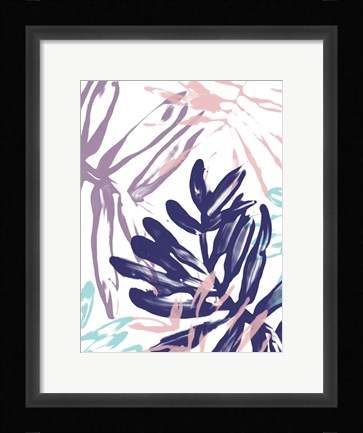 Framed Miami Floral II Print