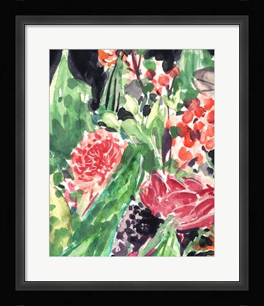 Framed Garden Fest I Print