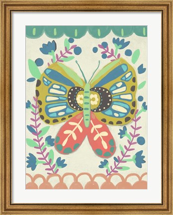 Framed Flutterfly II Print