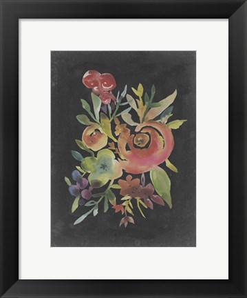 Framed Velvet Floral I Print