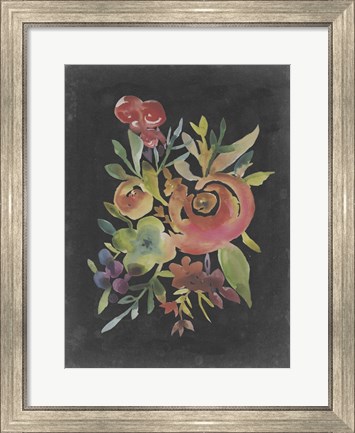 Framed Velvet Floral I Print