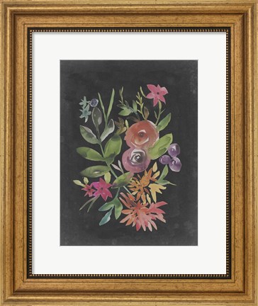 Framed Velvet Floral II Print