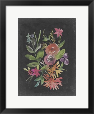 Framed Velvet Floral II Print