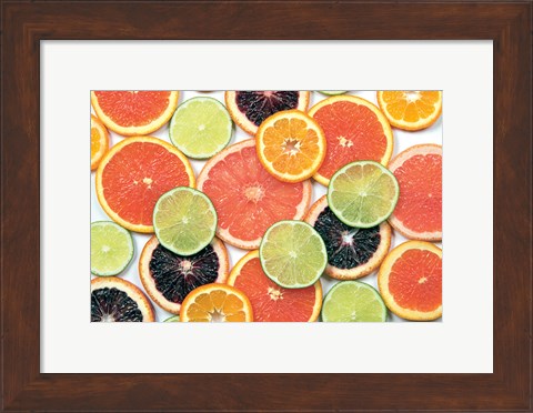 Framed Sunny Citrus IV Print