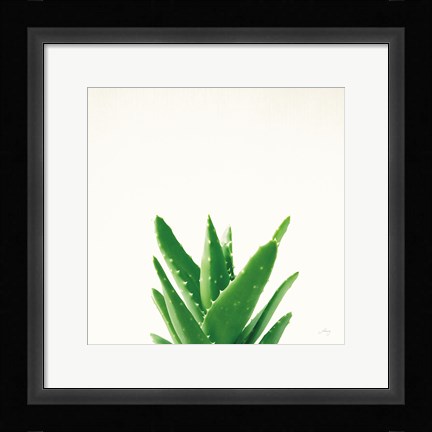 Framed Succulent Simplicity V Neutral Print