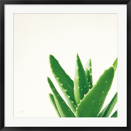 Framed Succulent Simplicity VI Neutral Print
