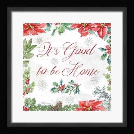 Framed Farmhouse Holidays IV Print