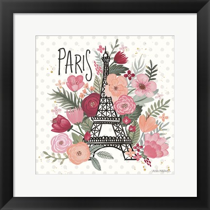 Framed Paris is Blooming II Print