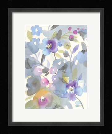 Framed Jewel Garden II Print