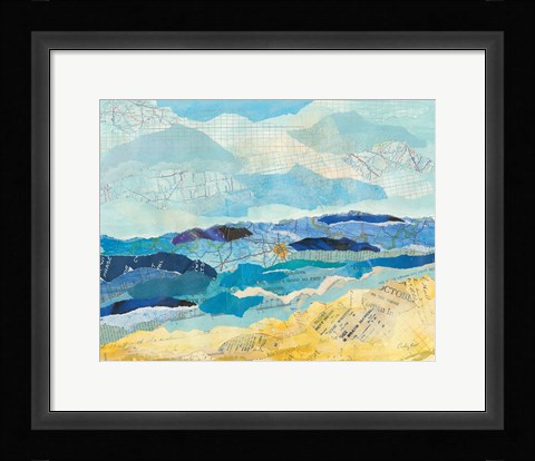 Framed Abstract Coastal II Print