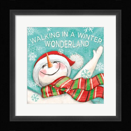 Framed Let it Snow V Eyes Open Print