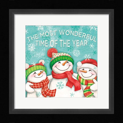 Framed Let it Snow VII Eyes Open Print