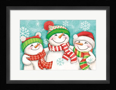 Framed Let it Snow III Eyes Open Print