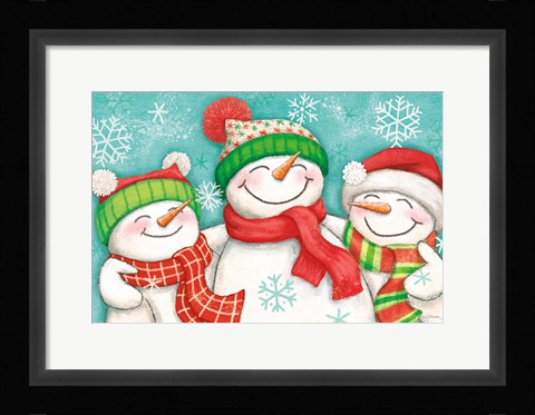 Framed Let it Snow III Print
