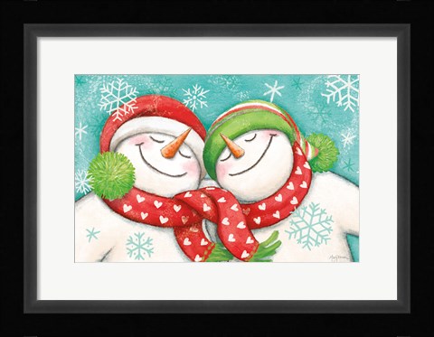 Framed Let it Snow II Print