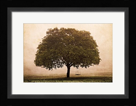 Framed Hopeful Oak Print