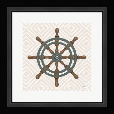 Framed Day at Sea IV Print