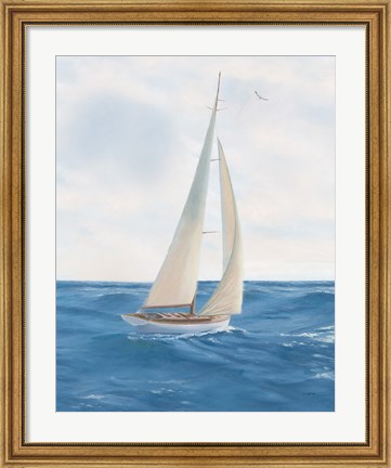 Framed Day at Sea I Print