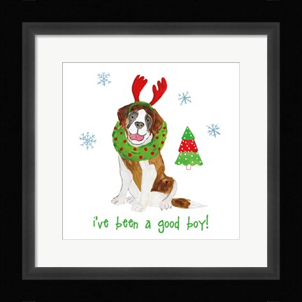 Framed Christmas Critters II Print