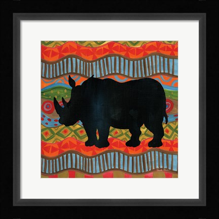 Framed African Animal IV Print