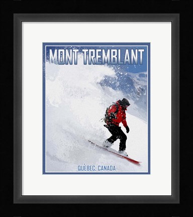 Framed Mont Tremblant Print
