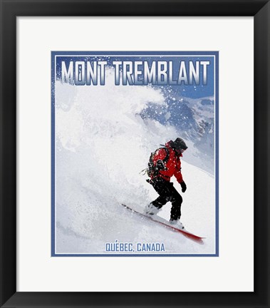 Framed Mont Tremblant Print