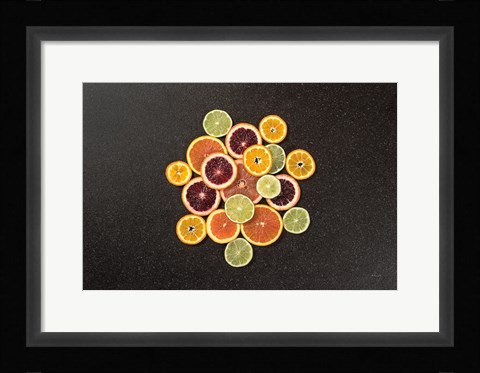 Framed Citrus Drama II Print
