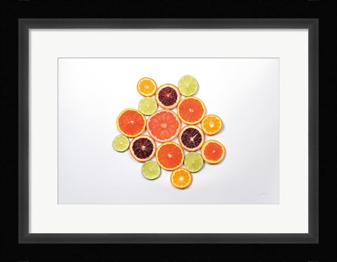 Framed Sunny Citrus I Print